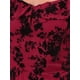 thumbnail image 5 of INSPIRE CHIC Vestidos de Malla para Mujer Gótico Vintage Escote Corazón Sin Mangas Volantes Jacquard Floral Vestido Línea A 2XL Burdeos, 5 of 6