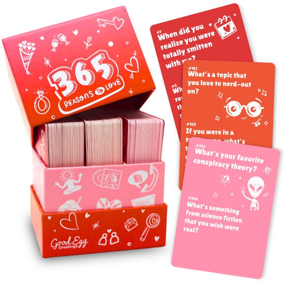 Tarjetas de conversación Good Egg Greetings 365 Reasons to Love