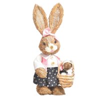 Magideal - Figura De Escritorio De Simulación De Conejo, Juguetes Para Niños, Decoración De Jardín, Esculturas Para Fiestas Temáticas De Pascua, Decoración De Ja B
