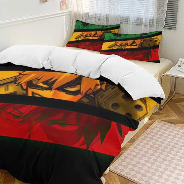My Hero Academia Anime 3-Piece Twin Bed Set Fade-Resistant Microfiber