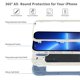 thumbnail image 5 of Funda para Apple iPhone 14 Pro de 6.1 Pulgadas con Soporte de Doble Anillo, Soporte Giratorio de 360°, PC+silicona, Cubierta de Teléfono a Prueba de Golpes de Grado Militar de Alta Resistencia,, 5 of 6