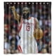 thumbnail image 1 of Cortina de ducha James Harden, juego de cortinas de baño con ganchos, tamaño 66 x 72 pulgadas, 1 of 3