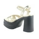 thumbnail image 4 of Sandalia Chalada Mujer Vizze-1 Dorado Casual, 4 of 6