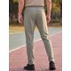 thumbnail image 3 of INSPIRE CHIC Pantalones de chándal ligeros para hombre con bolsillos con cremallera para correr y gimnasio, S caqui oscuro, 3 of 5