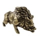 thumbnail image 2 of Estatua De Cerdo De Latón, Adorno De Escritorio, Regalo, Mascota De Té Para Decoración Del Hogar, Mesa De Coche, 2 of 4