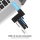 thumbnail image 3 of Concentrador USB SABRENT de 4 puertos USB 2.0 [giratorio a 90°/180°] HB-UMN4, 3 of 7