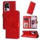 thumbnail image 1 of Funda tipo cartera FOXDOCK para OPPO Reno 10 Pro Plus , diseño girasol en relieve, cuero PU, cierre magnético, soporte y tarjetero, 1 of 5