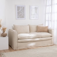 Intermuebles - Sofa Pagani 190 Lino Americano Crudo