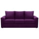 thumbnail image 1 of Sofa Kendy 3CG Felpa 30 Morado, 1 of 6