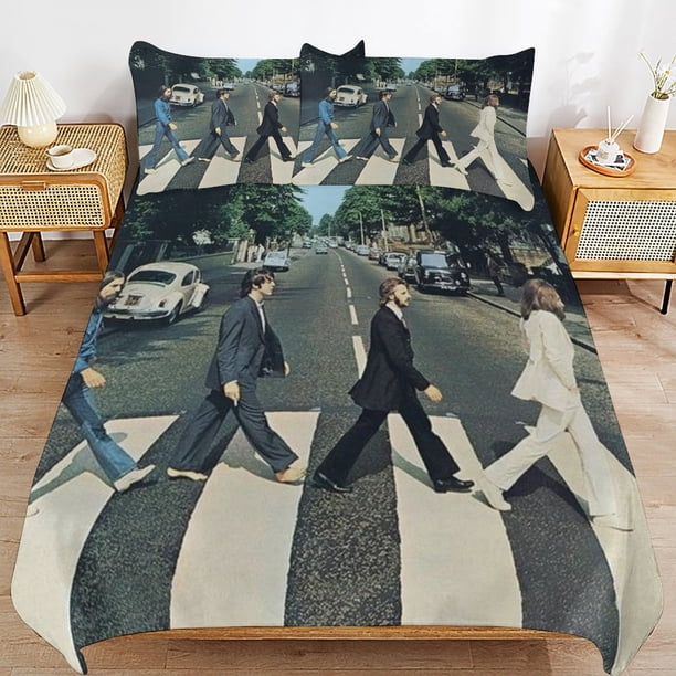 The Beatles Luxury Quality Wrinkle Free Hypoallergenic Smooth Texture Duvet Cover Sets for Bedroom Use