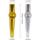 thumbnail image 2 of Kazoo Fartime 12 uds de metal de 12 cm multicolor + diafragmas, 2 of 5
