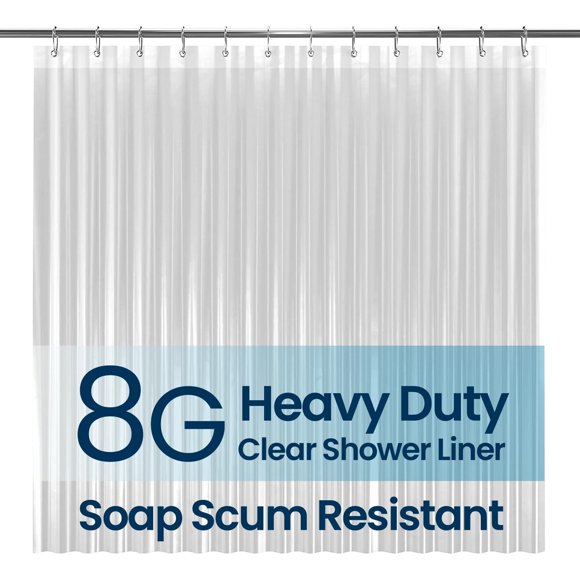 Cortina de baño LiBa PEVA 8G