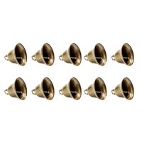 Bothyi - Adornos Colgantes De Campanas De Metal Para Halloween, Acción De Gracias, Árbol De Navidad, 10 Unidades