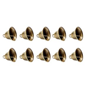 Bothyi - Adornos Colgantes De Campanas De Metal Para Halloween, Acción De Gracias, Árbol De Navidad, 10 Unidades