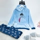 thumbnail image 3 of Conjunto de Pijama de Mujer Disney Eeyore de 2 Piezas con Capucha y Forro Polar de Peluche, 3 of 5