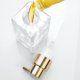 thumbnail image 4 of Dispensador de jabón espumoso mDesign 400 ml Pack de 2 Transparente/Latón suave, 4 of 8