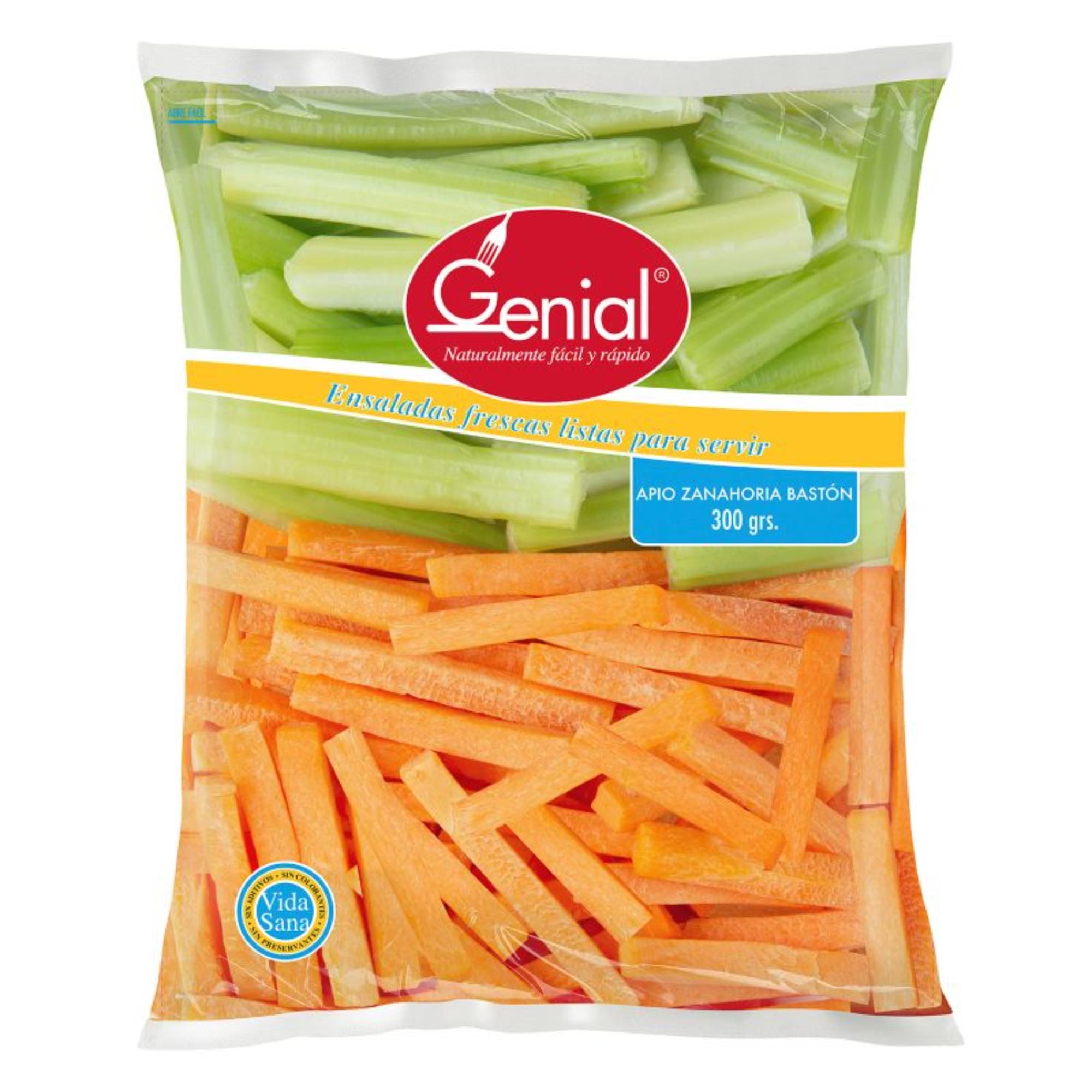 Apio Zanahoria Bolsa 300 g Genial Foods