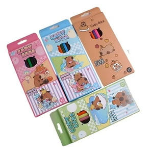 Genérico - Set 12 Lápiz De Colores Capibara