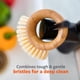 thumbnail image 3 of Cepillo para verduras Full Circle The Ring de bambú, 3 of 3
