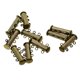 thumbnail image 5 of 10 Unids Multi 3 Strand Slide Lock Magnetic Tube Latón Cierres DIY Hacer Bronce, 5 of 5