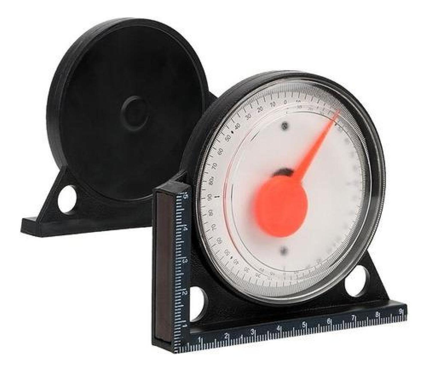 Genérica - Inclinómetro Base Magnética Nivel De Pendiente Angulo 360°