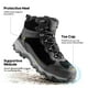 thumbnail image 2 of Botas de senderismo NORTIV 8 Paladin impermeables para hombre, talla 8W, color negro, 2 of 3