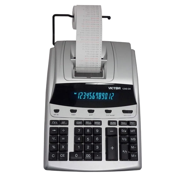 Calculadora Victor Máquina Sumadora De Escritorio De 12 Dígitos 1240 3a