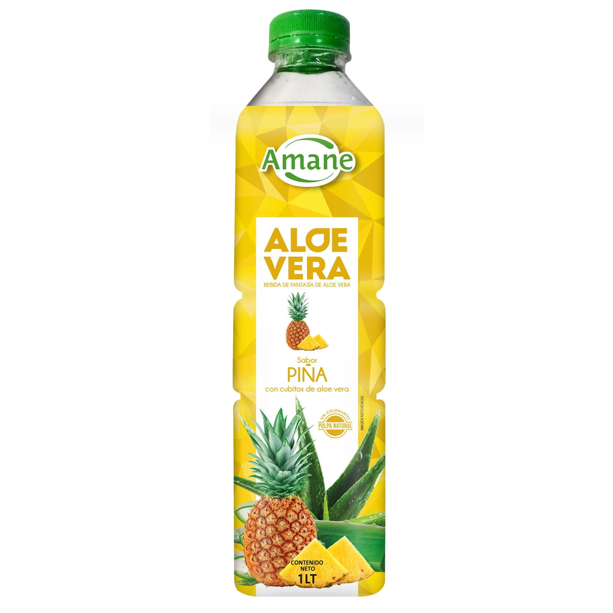 Bebida Botella de Fantasia de Aloe Vera Piña, 1000 ml | Lider
