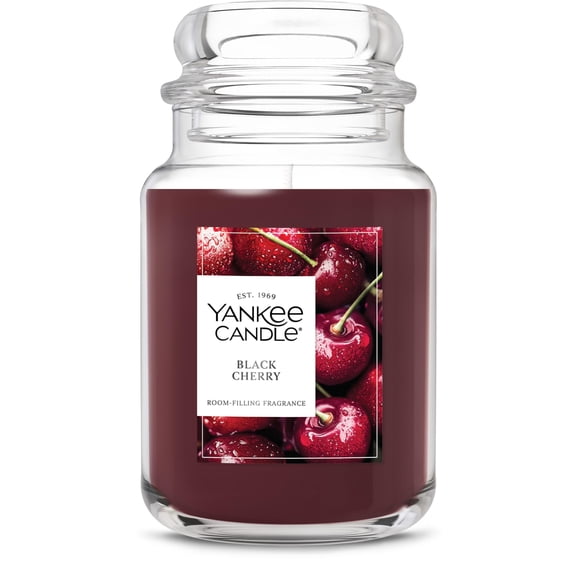 Candle Yankee Candle Black Cherry 624 ml 150 h Burn