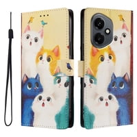 Foxdock Funda Tipo Cartera Para Honor 400 Con Soporte Y Correa – Diseño De Patrones Lindos