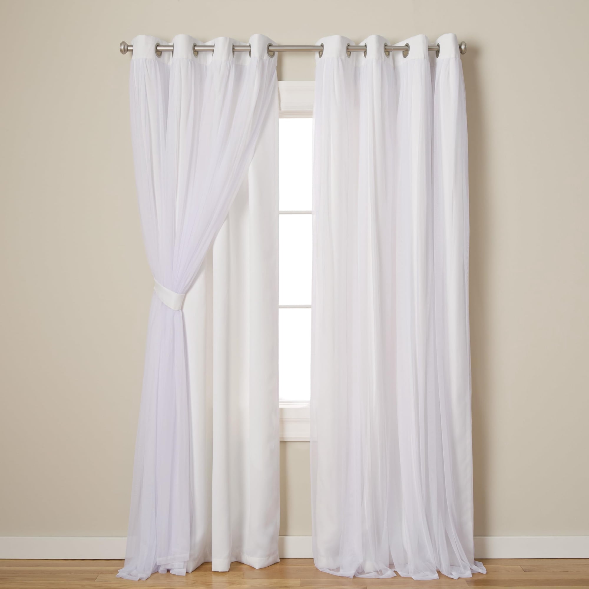 Par De Paneles De Cortinas Para Ventanas Town & Country Luxe Catarina