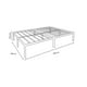 thumbnail image 2 of Base de Cama Metál Queen 2,5 plaza 200x150x36 Negro Airhouse, 2 of 9