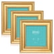 thumbnail image 1 of Marcos de fotos LaVie Home 5 x 5 (paquete de 3, dorados) con vidrio, 1 of 6