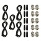 thumbnail image 2 of cable de cuerda de salto de repuesto cuerda de ajuste del cable de velocidad tornillos tapa lateral negro, 2 of 6