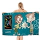 thumbnail image 1 of ChalkZone Toalla de playa de secado rápido con diseño temático, regalo para mujeres y niñas, ideal para cumpleaños, fans, amantes de la música, uso en la playa o al aire libre, 78 × 150 cm, 1 of 6