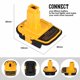 thumbnail image 3 of Adaptador de batería JJXNDO para Dewalt de 20 V a 18 V, paquete de 2 unidades DM18D, 3 of 7