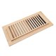 thumbnail image 2 of Floor Register Razo, madera de roble blanco, montaje en superficie de 10 x 25 cm, 2 of 4