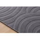 thumbnail image 2 of Alfombra Decorativa con Relieve 3D Diseño Geométrico Curvo Medidas 150 x 200 cm Color Gris 36, 2 of 2