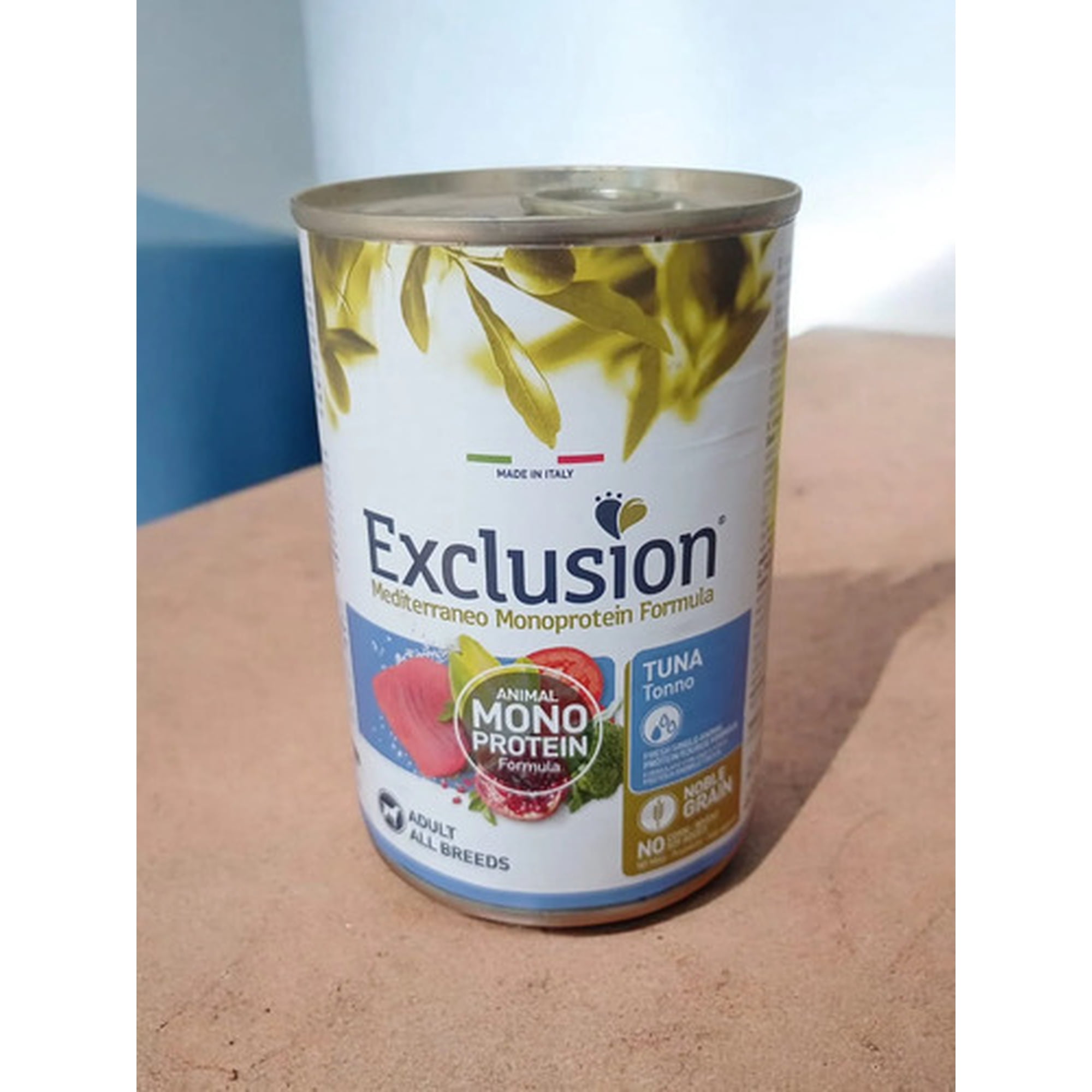 Exclusion - Exclusión Mediterraneo Atún Mono Protein Formula Para Perro 400g All Bredds