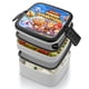 thumbnail image 4 of Cookie Run Fiambrera de Doble Capa, Contenedor de Almuerzo Portátil Apilable, Almacenamiento de Alimentos Hermético a Prueba de Fugas, 1000ml, 4 of 6