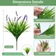 thumbnail image 2 of Plantas artificiales de lavanda Gipsot resistentes a los rayos UV, 15 ramos, 2 of 9