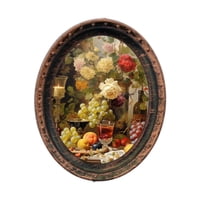 Magideal - Marco De Fotos Para Casa De Muñecas, Accesorios Para Casa De Muñecas, Centro De Mesa, Artesanía Creativa, Regalo De Cumpleaños Con Marco De Pintura Im Estilo B