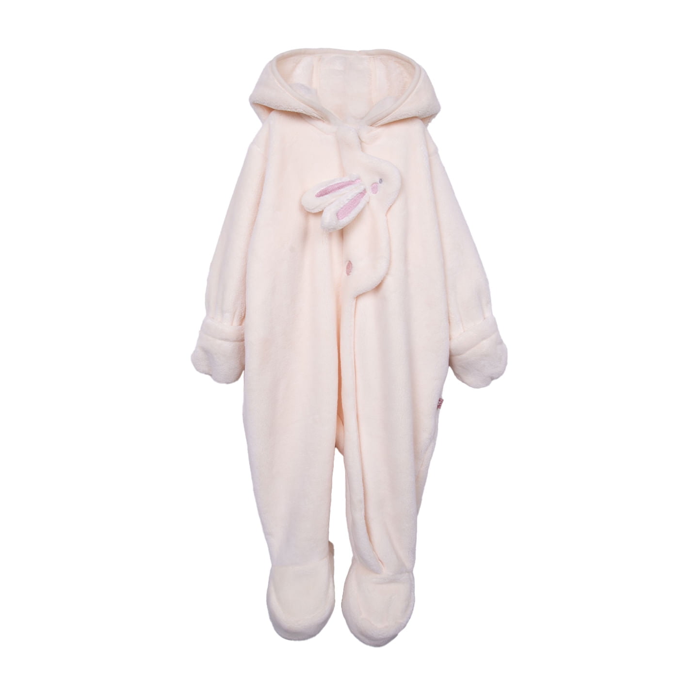 Pillin - Osito Bebé Niña Térmico Con Cierre Conejita Crudo