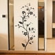 thumbnail image 2 of 1Pc Flowers Wall Sticker, Self-Adhesive Black Floral Peel & Stick Wall Decor Art Decals, For Home Bedroom Living Room Decor (35.4*11.8in), 2 of 2