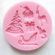 thumbnail image 1 of Molde De Silicona Arbol Regalo Molde Fondant Reno Trineo, 1 of 2