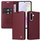 thumbnail image 1 of Funda Billetera de Cuero para Samsung Galaxy A56 5G con Tarjetero y Soporte - Tapa Magnética Rojo, 1 of 6