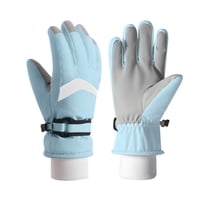Xusx111 - Guantes De Invierno Mujeres Para El Tiempo Frío Guantes De Nieve Pantalla Táctil Señoras Guantes De Esquí Para Las Mujeres Impermeables Calientes A Prueba De Viento (M)