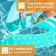 thumbnail image 4 of Flotadores Inflables Para Piscina Para Adultos Paquete De 2 Con Portavasos, 4 of 7