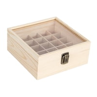 Magideal - Caja De Almacenamiento De Esmalte De Uñas De Madera, Caja De Almacenamiento De Perfume Para El Hogar, Caja De Colección De Esmalte De Uñas Que Ahorra