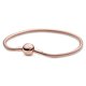 thumbnail image 2 of Pulsera PANDORA Moments Snake Chain en oro rosa 23 cm, 2 of 8